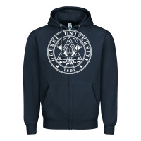 Navy drexel university Zipper Hoodie - DesignPulse