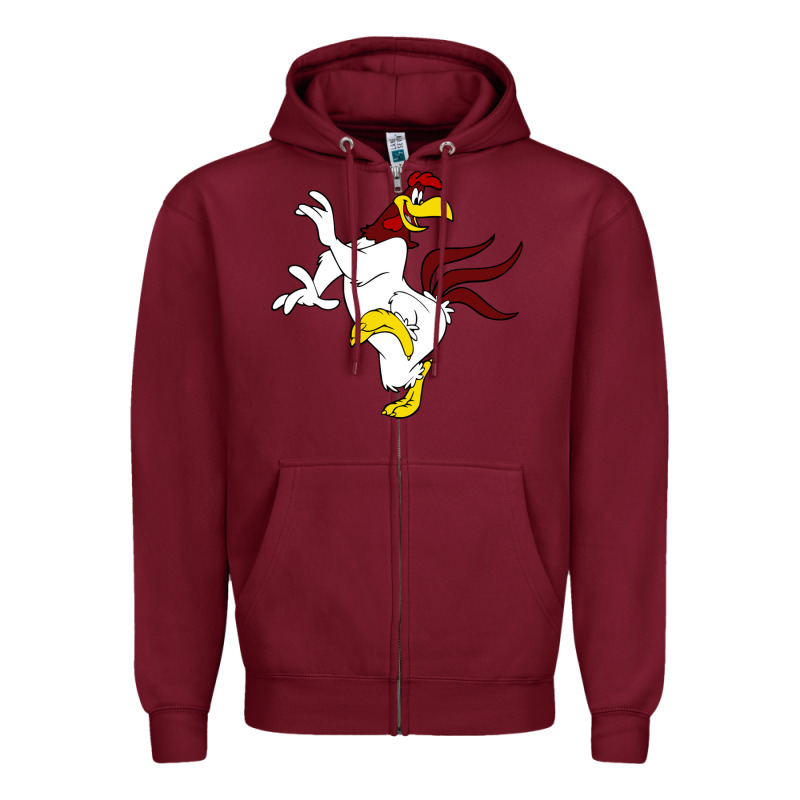 Foghorn Leghorn Looney Zipper Hoodie by DesignPulse | Teevron