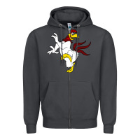 Smoke foghorn leghorn looney Zipper Hoodie - DesignPulse
