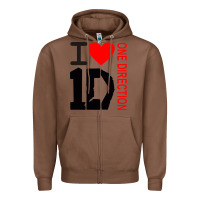 Chestnut one direction Zipper Hoodie - DesignPulse