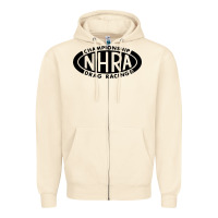 Sandshell nhra oval Zipper Hoodie - DesignPulse