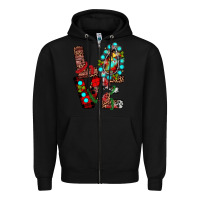 Black christmas love Zipper Hoodie - JahusDesignShop