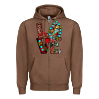 Chestnut christmas love Zipper Hoodie - JahusDesignShop