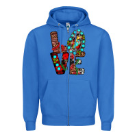 True Royal christmas love Zipper Hoodie - JahusDesignShop