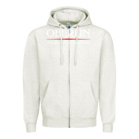 Oatmeal Heather oberlin, conservatory of music Zipper Hoodie - DesignPulse