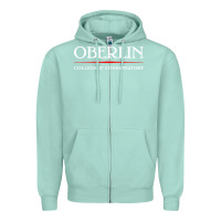 Seafoam oberlin, conservatory of music Zipper Hoodie - DesignPulse