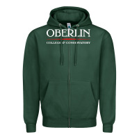 Sports Green oberlin, conservatory of music Zipper Hoodie - DesignPulse