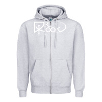 Heather Grey dr,hook,2 Zipper Hoodie - DesignPulse