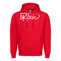 Red dr,hook,2 Zipper Hoodie - DesignPulse
