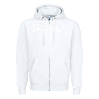 White dr,hook,2 Zipper Hoodie - DesignPulse