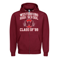 Westerburg Class Of 89 (heathers) Variant Zipper Hoodie | Teevron