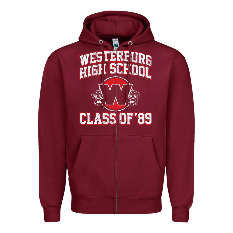 Westerburg Class Of 89 (heathers) Variant Zipper Hoodie by DesignPulse | Teevron