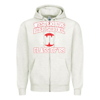 Oatmeal Heather westerburg class of 89 (heathers) variant Zipper Hoodie - DesignPulse