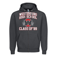 Smoke westerburg class of 89 (heathers) variant Zipper Hoodie - DesignPulse