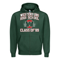 Sports Green westerburg class of 89 (heathers) variant Zipper Hoodie - DesignPulse