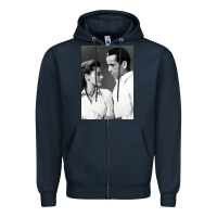 Navy humphrey bogart Zipper Hoodie - DesignPulse