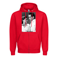 Red humphrey bogart Zipper Hoodie - DesignPulse