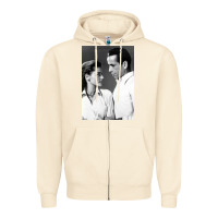 Sandshell humphrey bogart Zipper Hoodie - DesignPulse