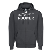 Smoke funny trombone funny t boner funny t boner tboner Zipper Hoodie - DesignPulse