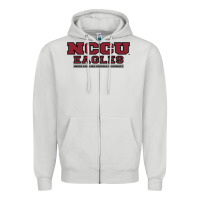 Dove Grey north carolina central Zipper Hoodie - DesignPulse