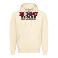 Sandshell north carolina central Zipper Hoodie - DesignPulse