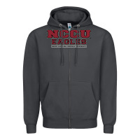 Smoke north carolina central Zipper Hoodie - DesignPulse