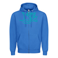 True Royal fins up jimmy Zipper Hoodie - DesignPulse