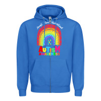 True Royal autism awareness month t  shirt autism awareness rainbow accept unders Zipper Hoodie - DesignPulse