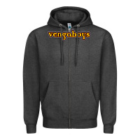 Charcoal Heather vengaboys Zipper Hoodie - DesignPulse