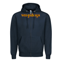 Navy vengaboys Zipper Hoodie - DesignPulse