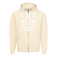 Sandshell loewe Zipper Hoodie - DesignPulse
