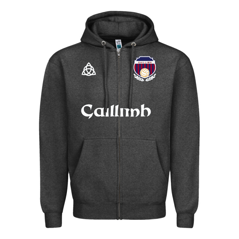 Galway Gaillimh Irish Gaelic Football And Hurling Premium Zipper Hoodie by DesignPulse | Teevron