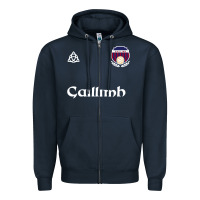 Navy galway gaillimh irish gaelic football and hurling premium Zipper Hoodie - DesignPulse