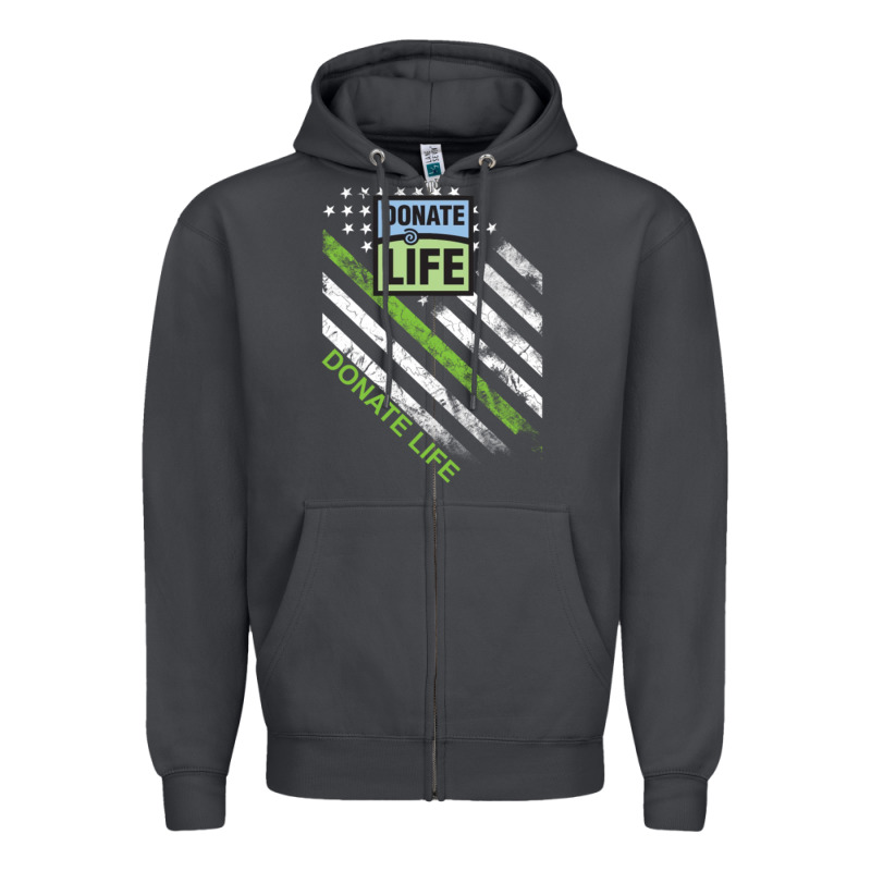 Donate Life Zipper Hoodie by DesignPulse | Teevron