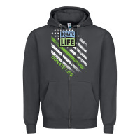 Smoke donate life Zipper Hoodie - DesignPulse