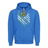 True Royal donate life Zipper Hoodie - DesignPulse