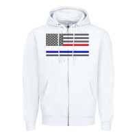 Police Fire Ems First Responder American Flag Firefighter T Shirt Zipper Hoodie | Teevron