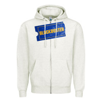 Oatmeal Heather blockbuster Zipper Hoodie - DesignPulse