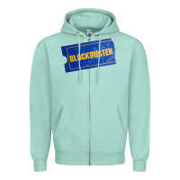 Seafoam blockbuster Zipper Hoodie - DesignPulse