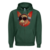 Sports Green Blodwyn pig Zipper Hoodie - DesignPulse