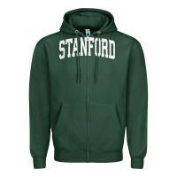 Sports Green stanford california ca vintage athletic sports design t shirt Zipper Hoodie - DesignPulse