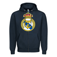 Real,madrid Zipper Hoodie | Teevron