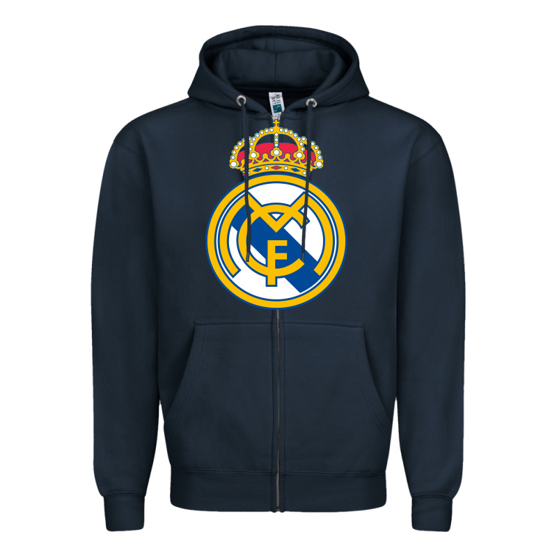 Real,madrid Zipper Hoodie by DesignPulse | Teevron