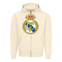 Sandshell real,madrid Zipper Hoodie - DesignPulse