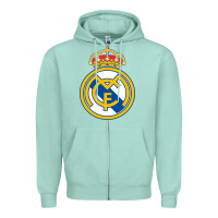 Seafoam real,madrid Zipper Hoodie - DesignPulse