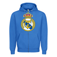 True Royal real,madrid Zipper Hoodie - DesignPulse
