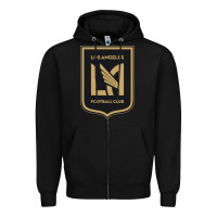 Black LAFC Zipper Hoodie - DesignPulse