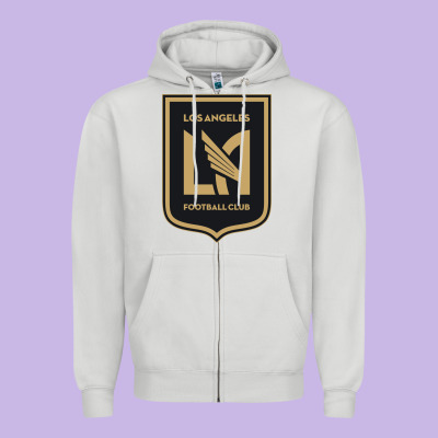Lafc Zipper Hoodie Designed By Designpulse