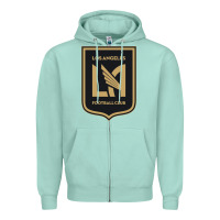 Seafoam LAFC Zipper Hoodie - DesignPulse