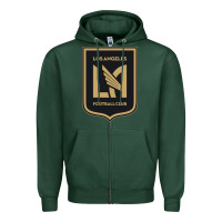 Sports Green LAFC Zipper Hoodie - DesignPulse